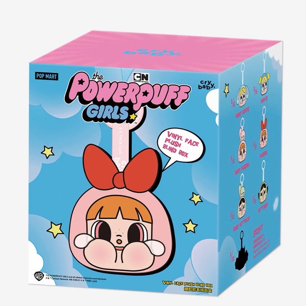 CRYBABY × Powerpuff Girls Series-Vinyl Face Plush Blind Box